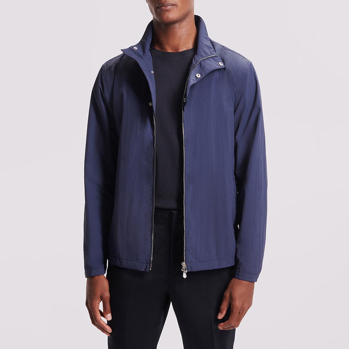 Dark Blue Zipped Windbreaker main product photo