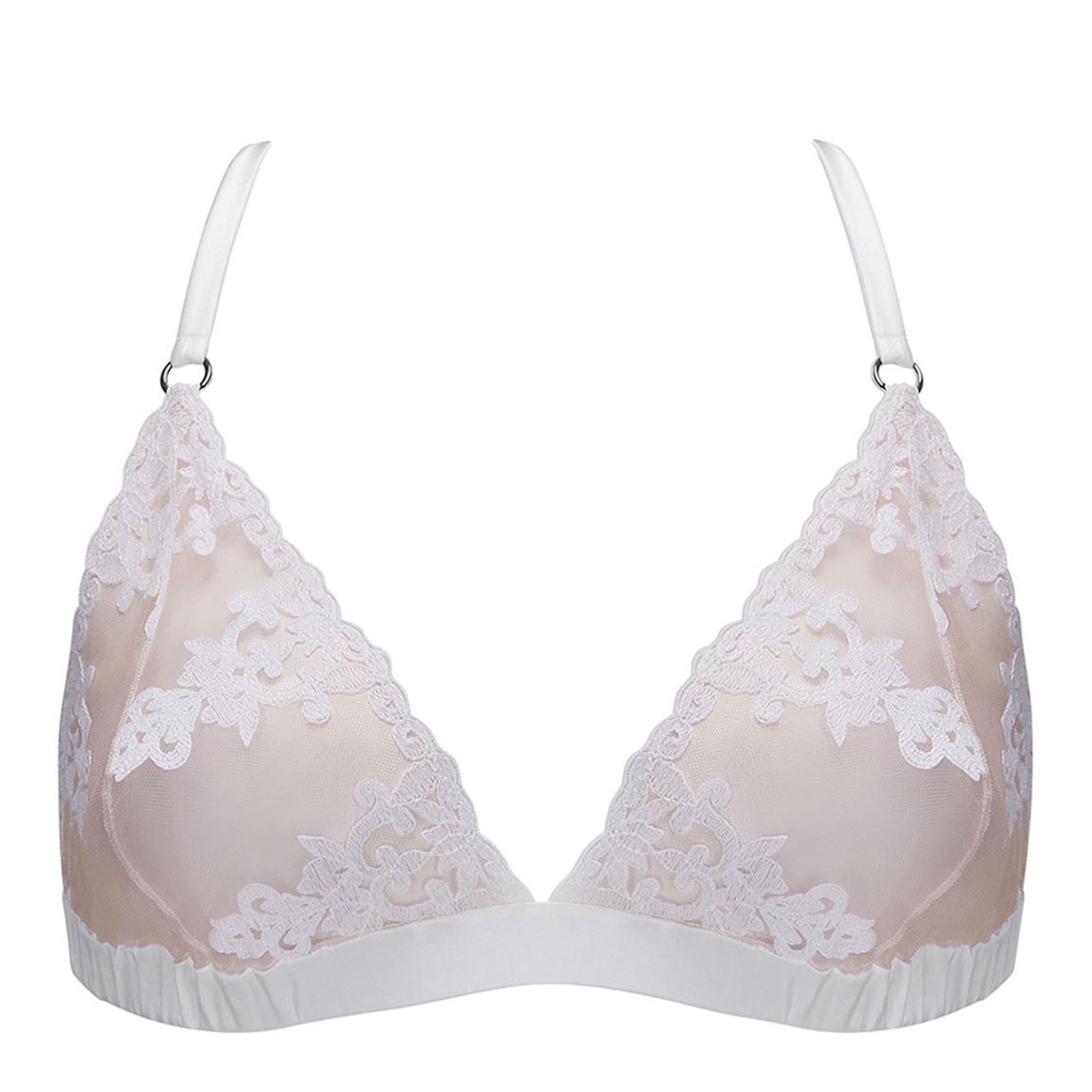 White Aria DD Boudoir Bra main product photo