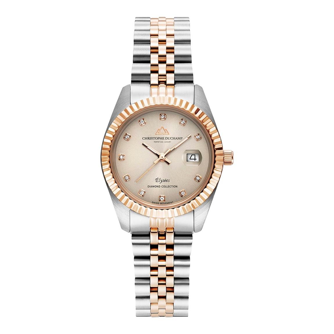 Christophe-Duchamp Women's Elysees Silver Watch 33mm BrandAlley