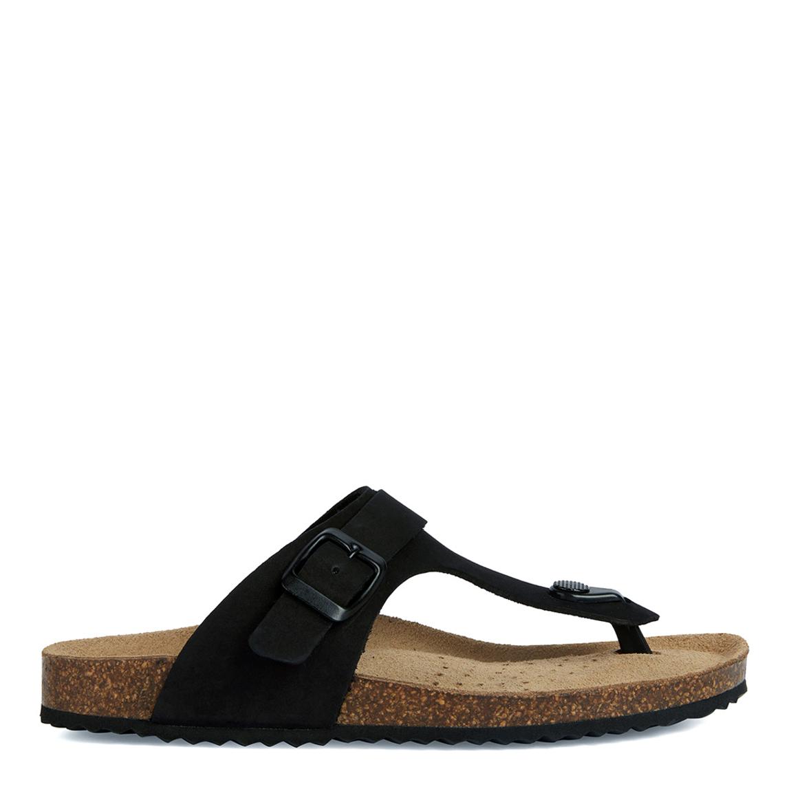 Black Leather Brionia Sandal main product photo