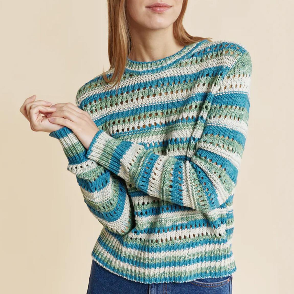 Green Crochet Jumper main product photo