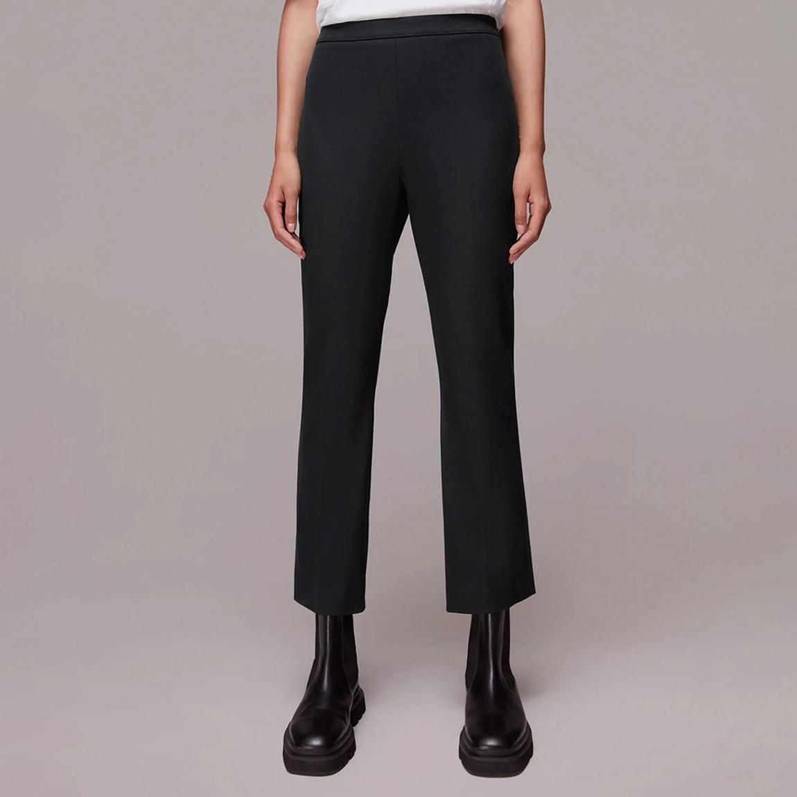 Black Gracy Kick Flare Trousers main product photo