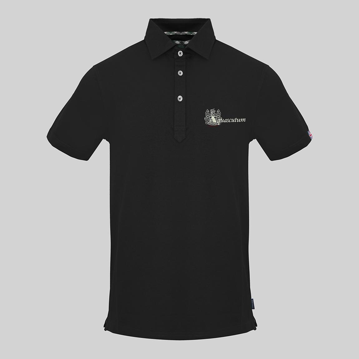Black Uomo Stretch Branded Polo main product photo