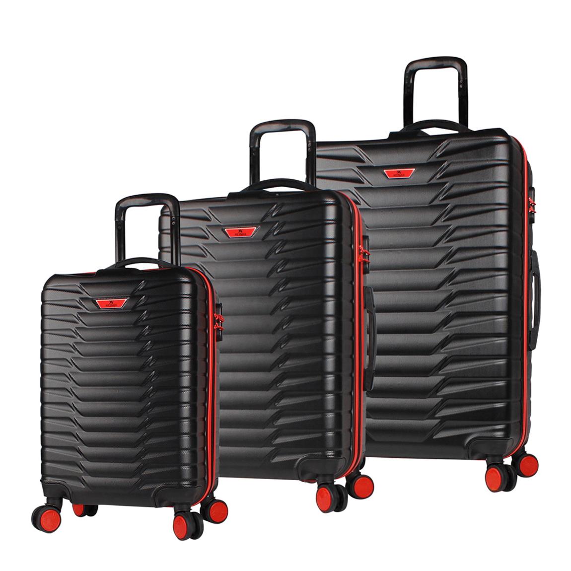 Black 3 Piece Suitcase Set main product photo