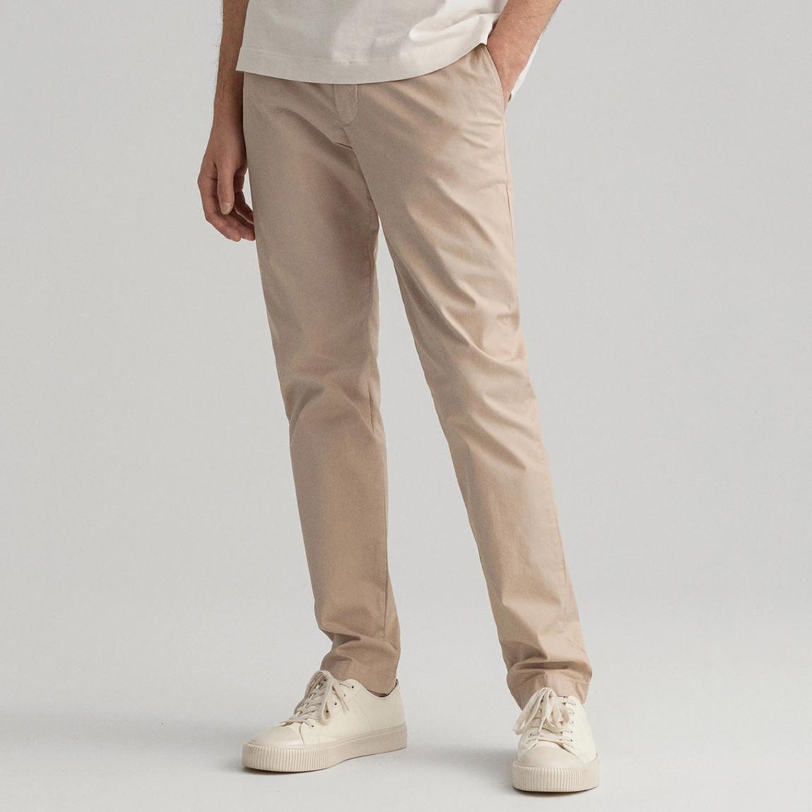 Beige Hallden Cotton Chinos main product photo