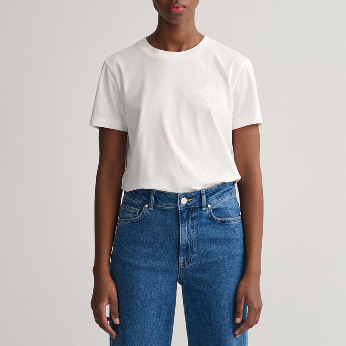 White Short Sleeve T-Shirt main product photo