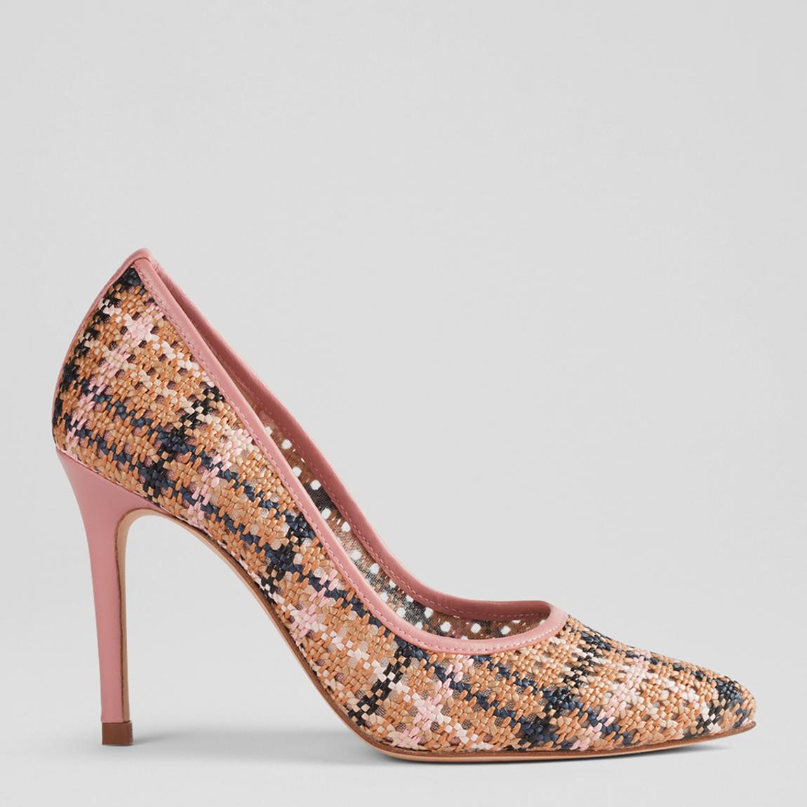 Multi Fenella Checkered Court Shoes main product photo