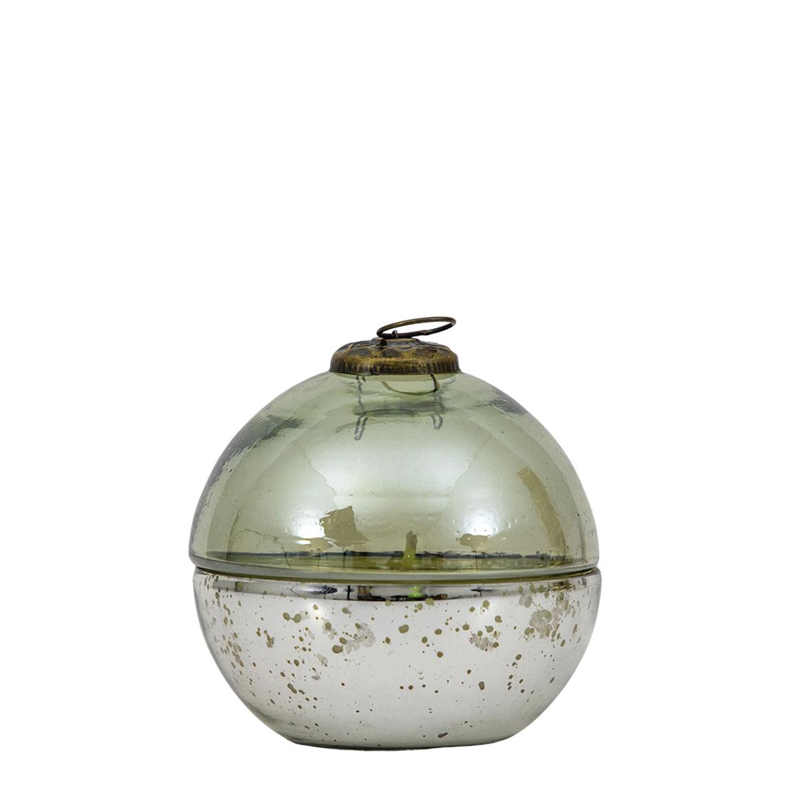 Bauble Votive, Green Lustre main product photo