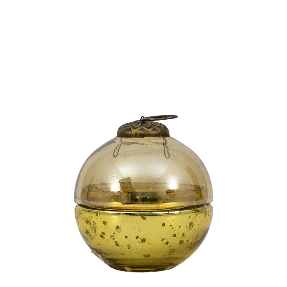 Set of 2 Bauble Small Votive, Gold Lustre main product photo