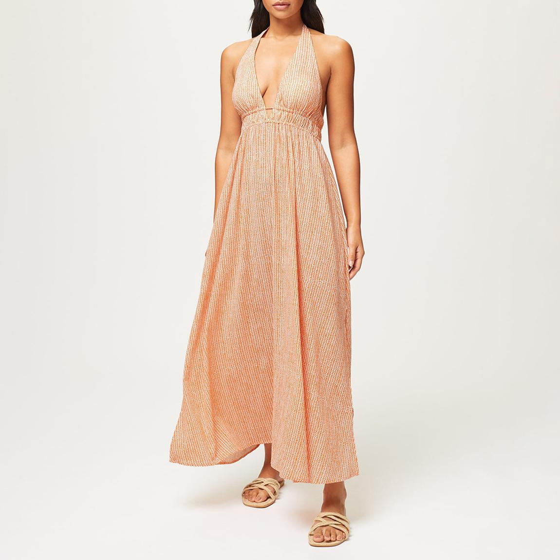 Heidi Klein Multi Halter Maxi Dress - BrandAlley