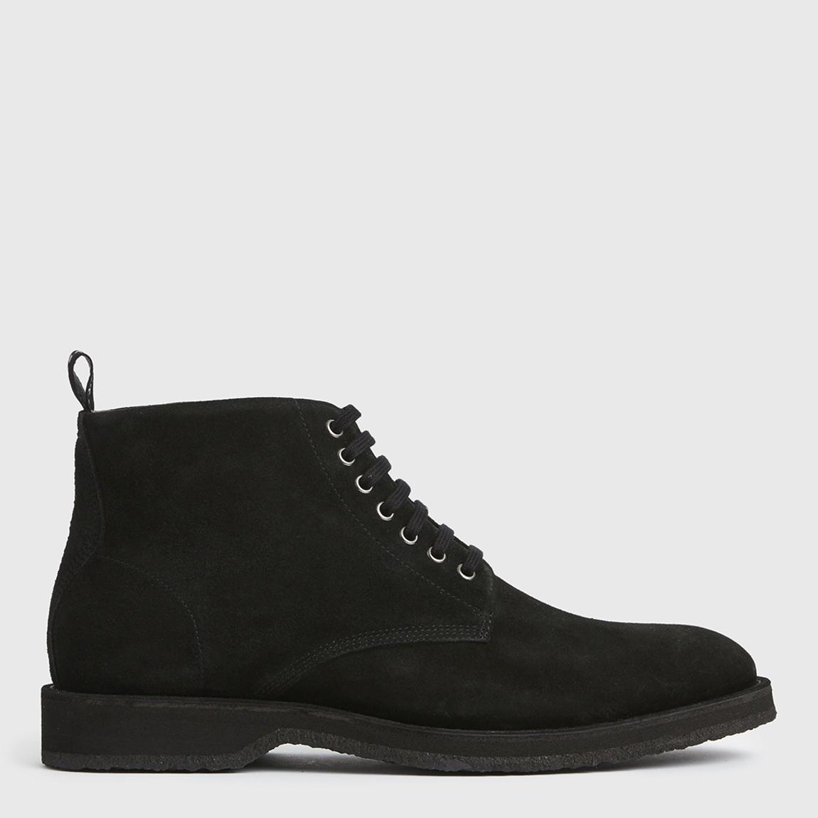 Black Mathias Suede Boots main product photo