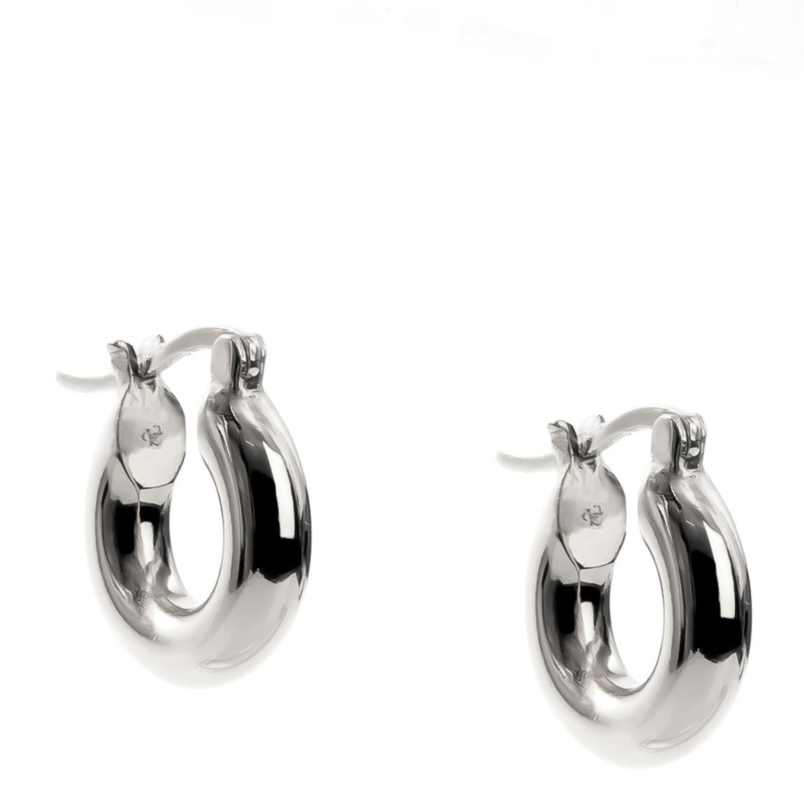 Recycled Sterling Silver Hoop Earrings main product photo