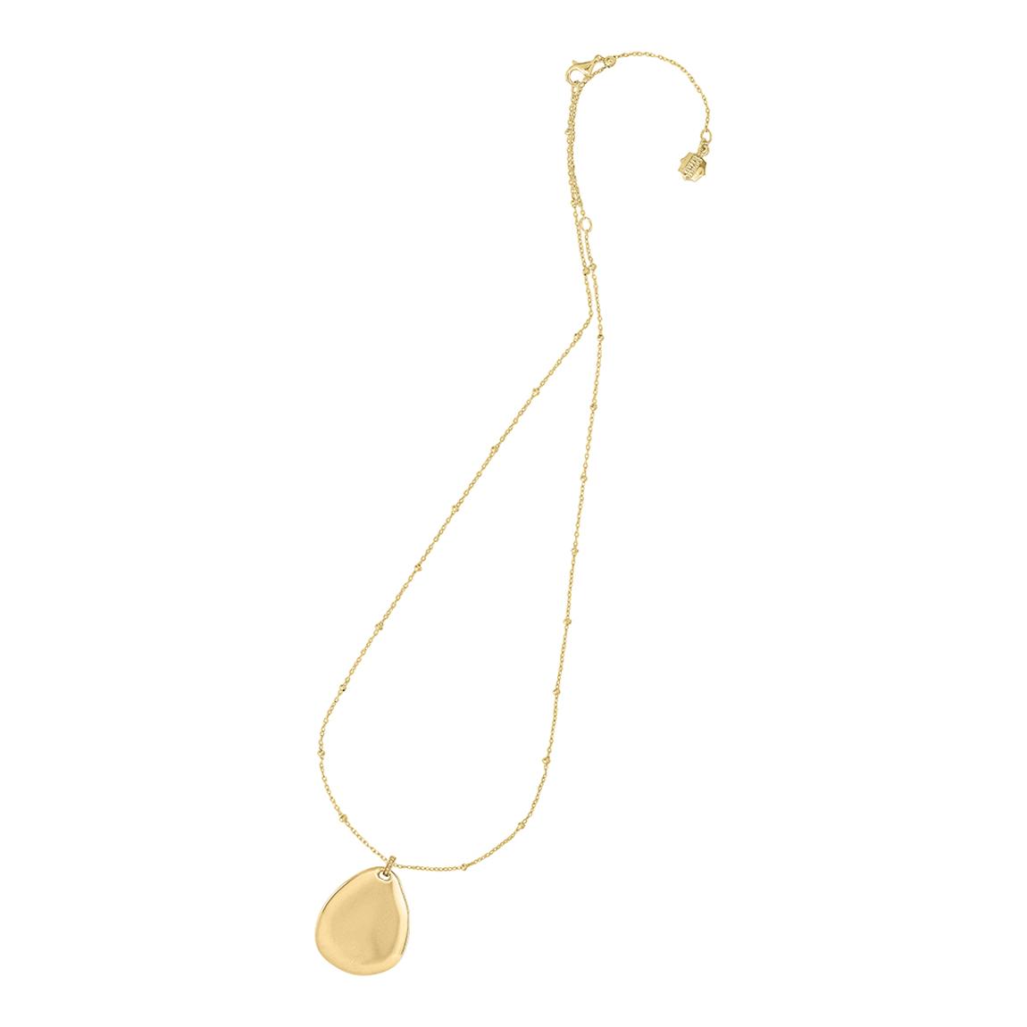 Gold Large Pebble Pendant main product photo
