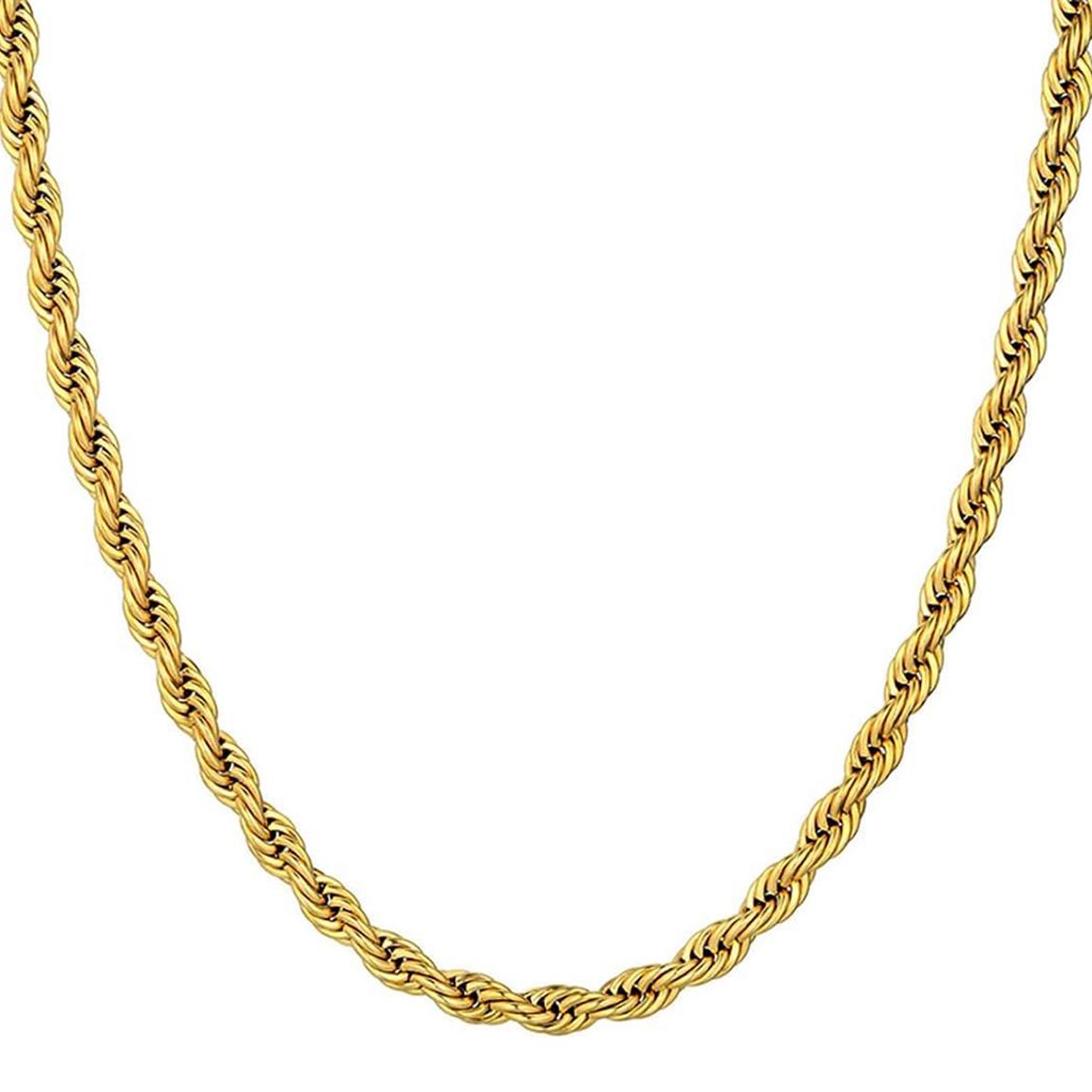 18K Gold Classic Link Necklace main product photo