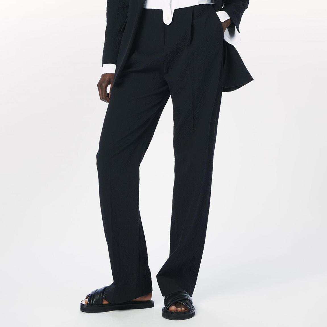 Black Straight Leg Trousers main product photo