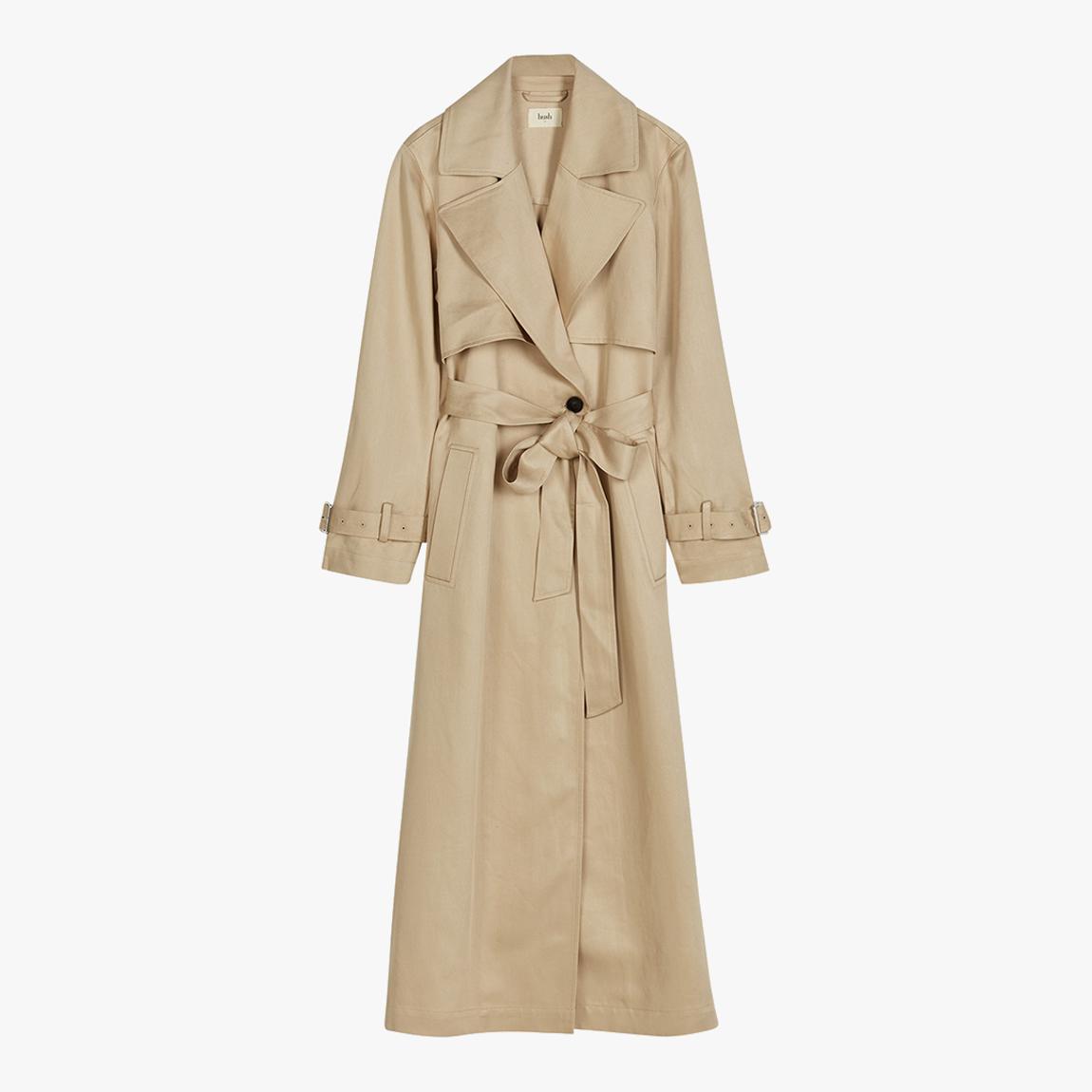 hush Camel Iona Belted Trench Coat - BrandAlley