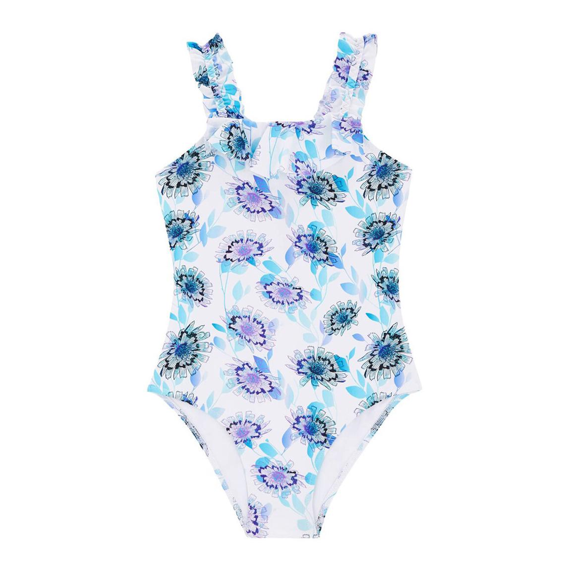 Girl's Flash Flowers Swimsuit main product photo