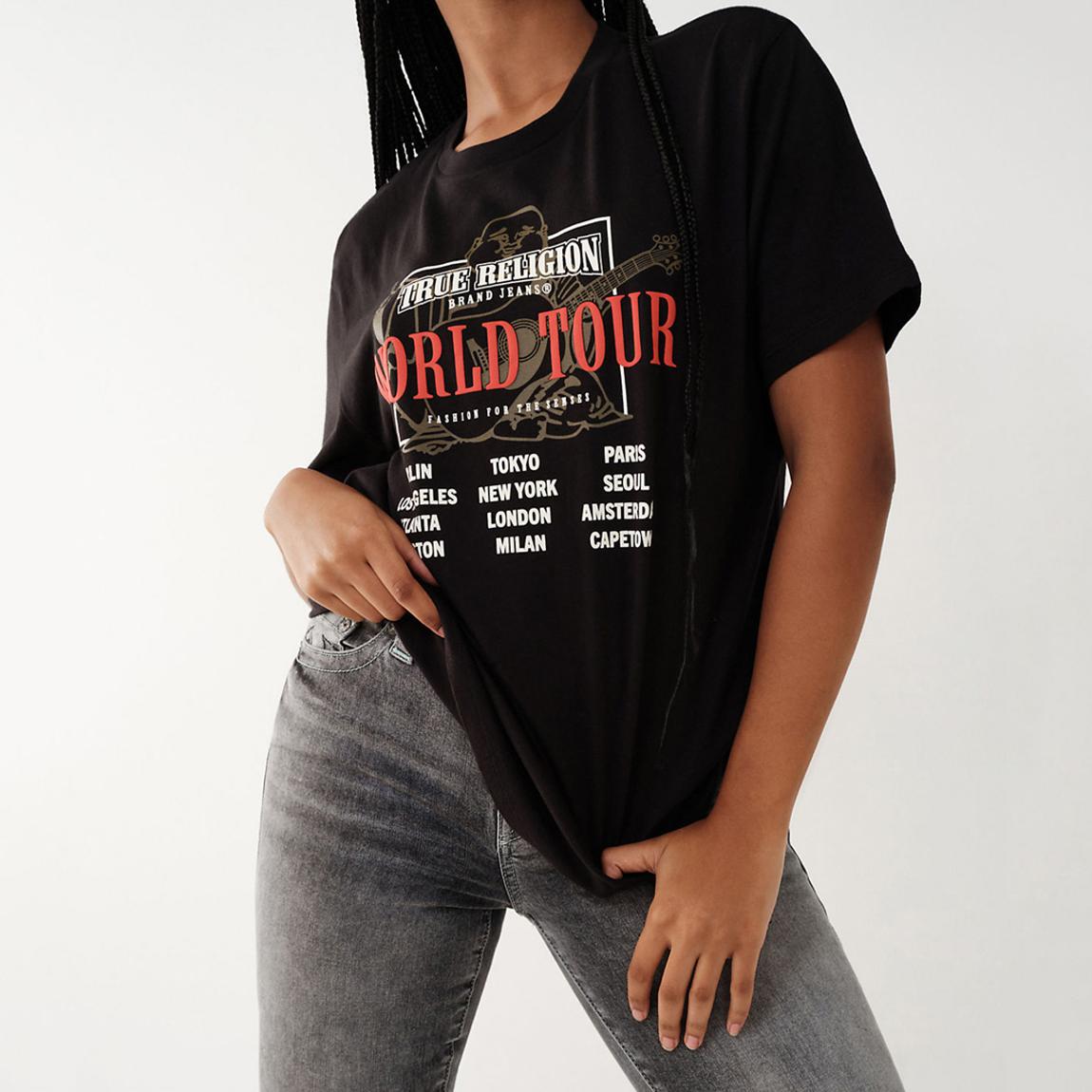 Black World Tour Boyfriend T-Shirt main product photo
