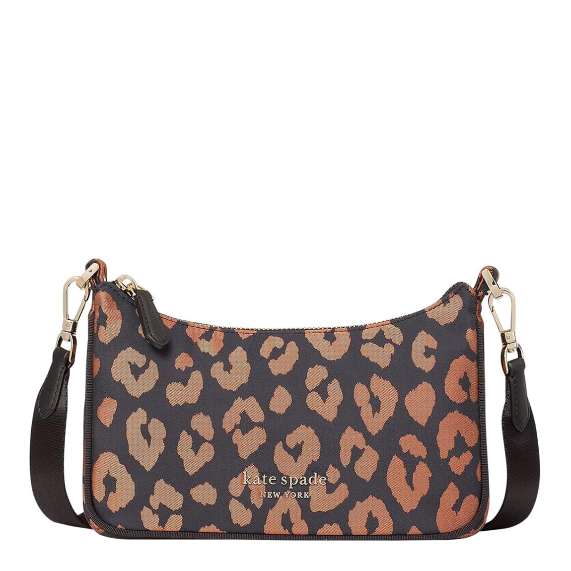 Black Multi The Little Better Sam Leopard Small Crossbody main product photo