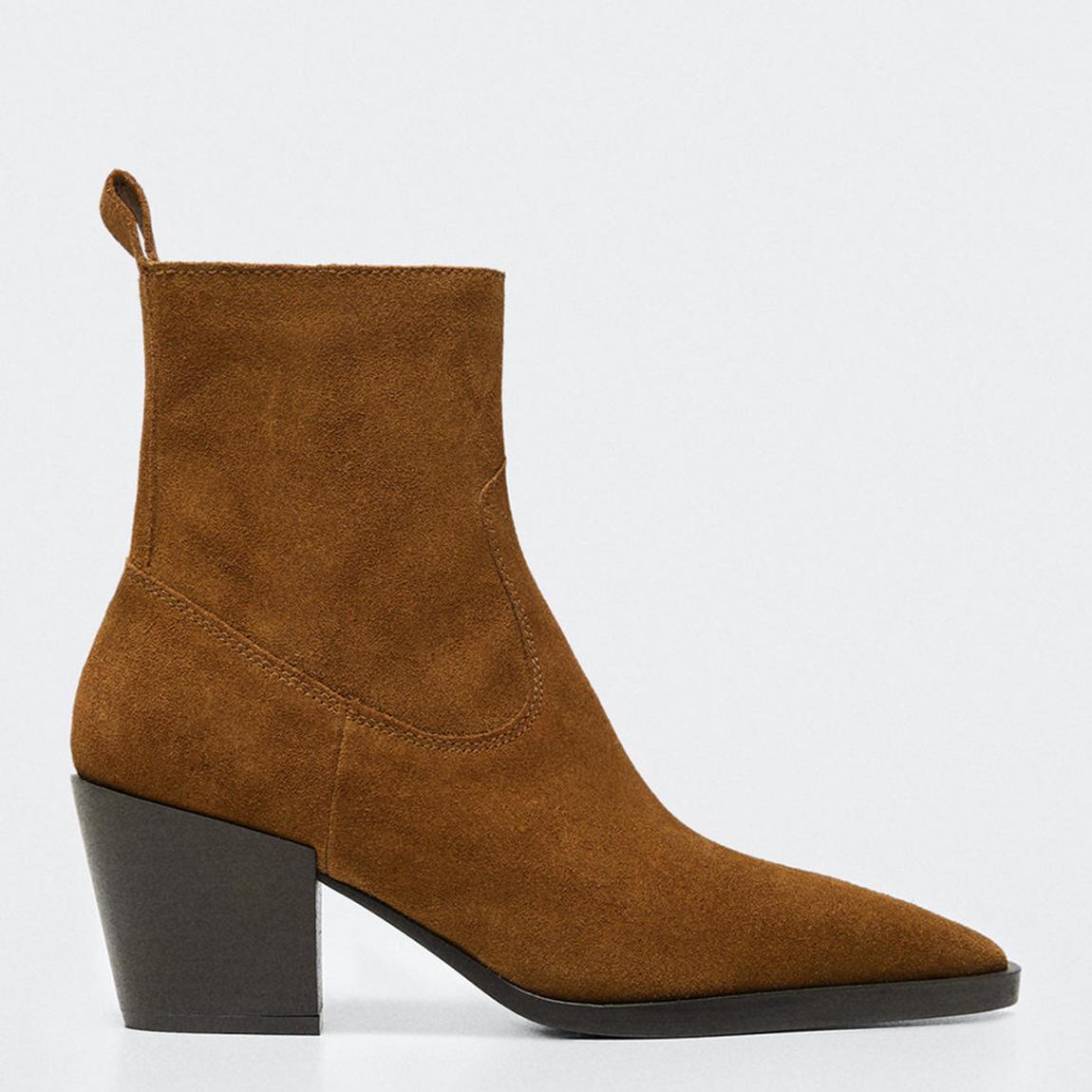 Brown Virgin Heeled Ankle Boots main product photo