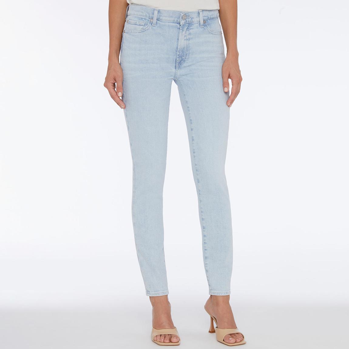 Light Blue Skinny Slim Illusion Stretch Jean main product photo