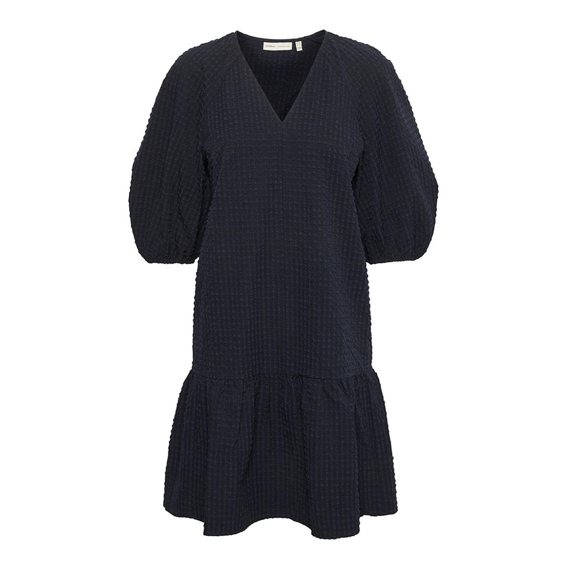 Black/Navy Edenal Frill Dress main product photo