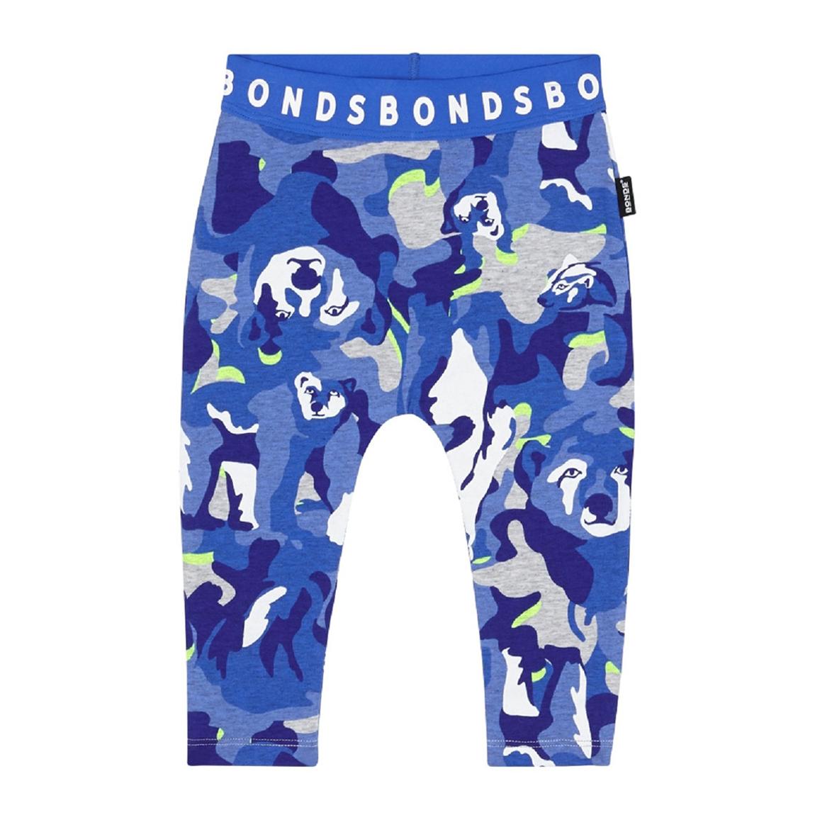 Blue Polar Bear Camo Cotton Blend Leggings main product photo