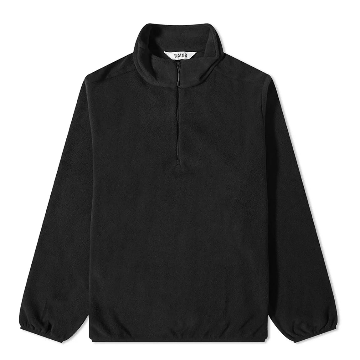 Black Unisex Half Zip Fleece main product photo