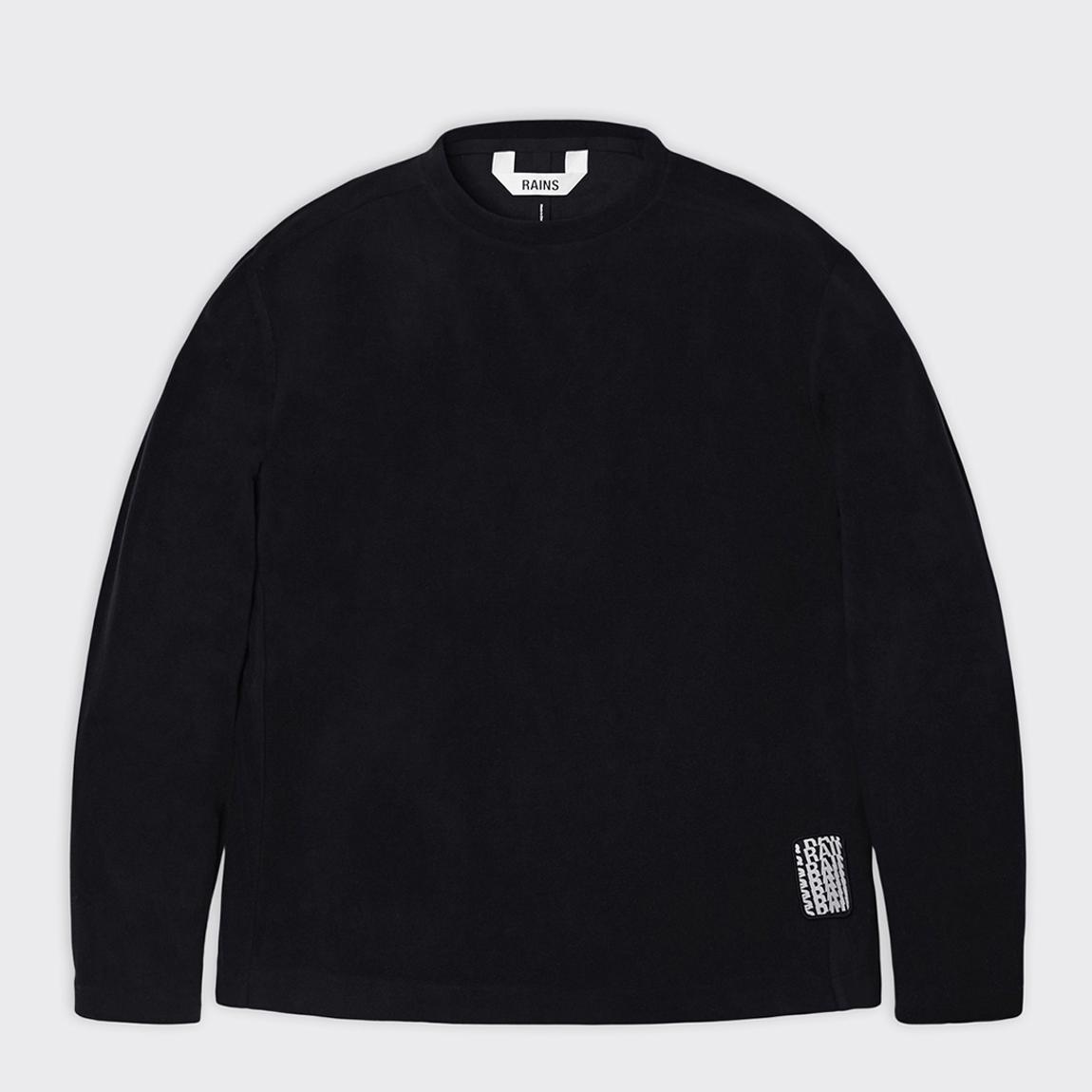 Black Unisex Fleece Sweatshirt main product photo