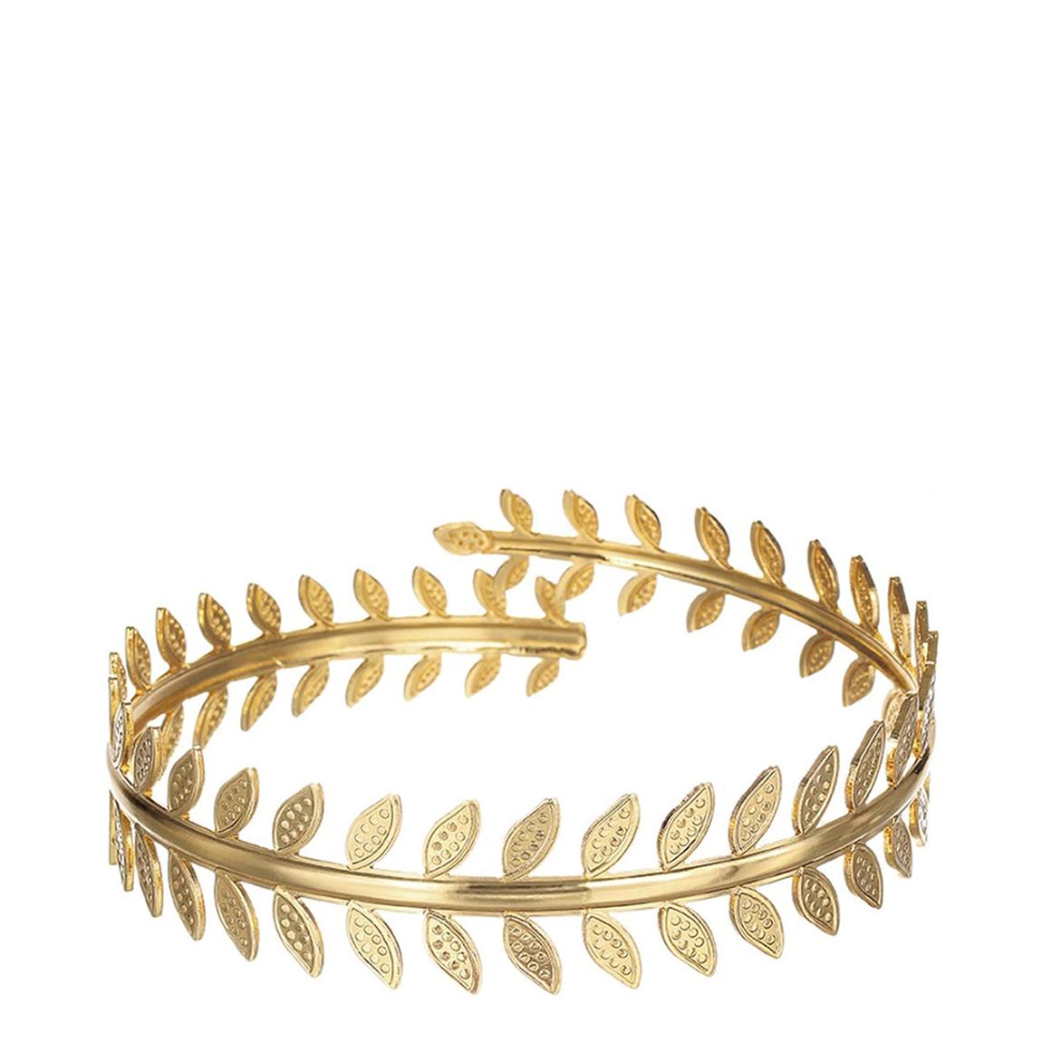 18K Goddess Gold Cuff Bangle main product photo