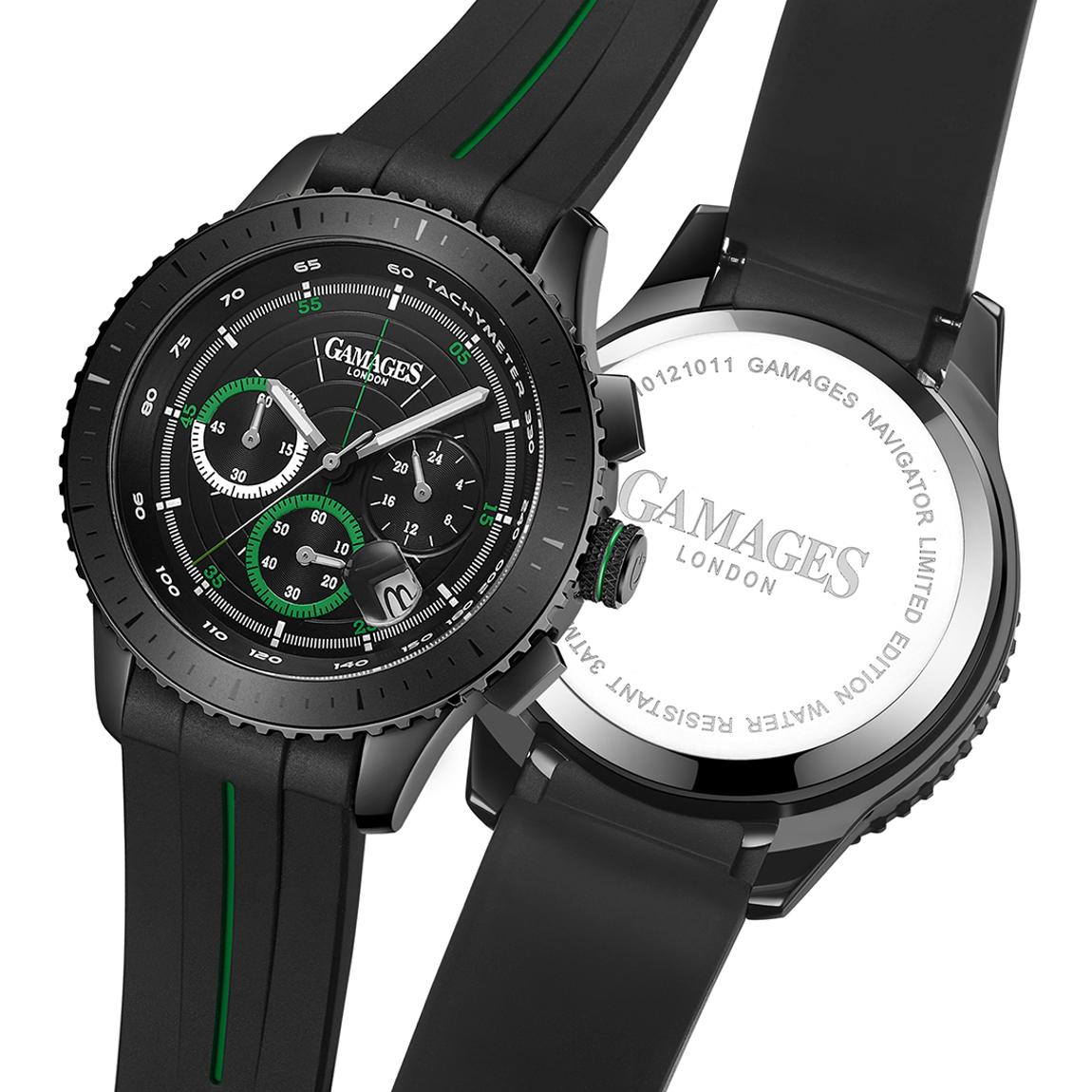 Men's Gamages Of London Limited Edition Hand Assembled Navigator Green main product photo