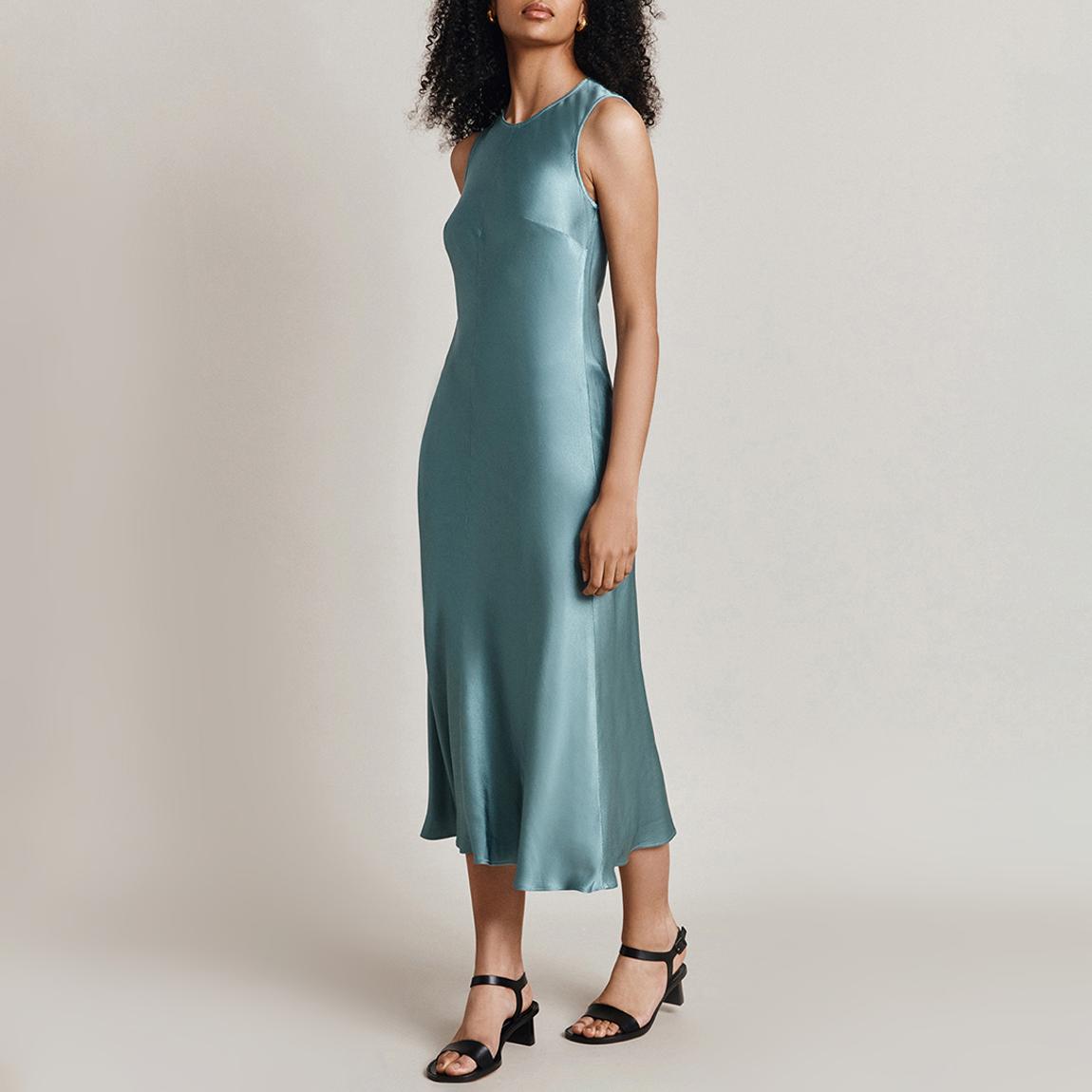Aqua Steph Satin Dress main product photo