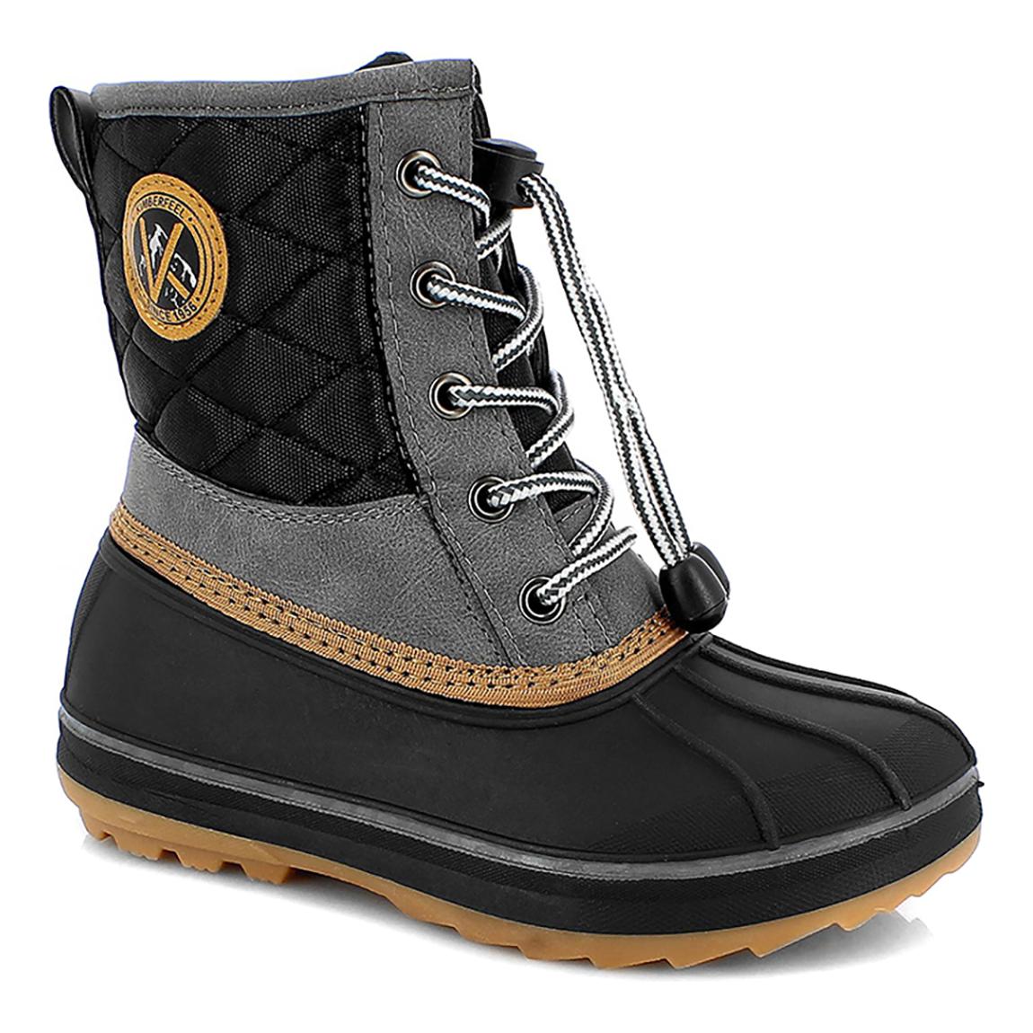 Kids Grey Noor Snow Boots main product photo