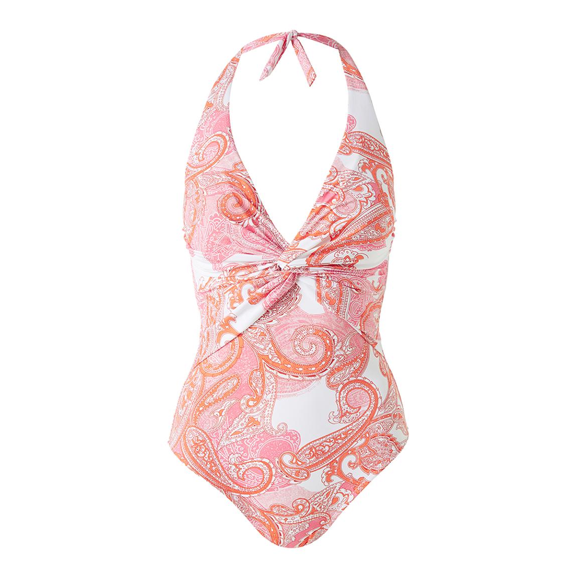Pink White Zanzibar Duchess Swimsuit main product photo