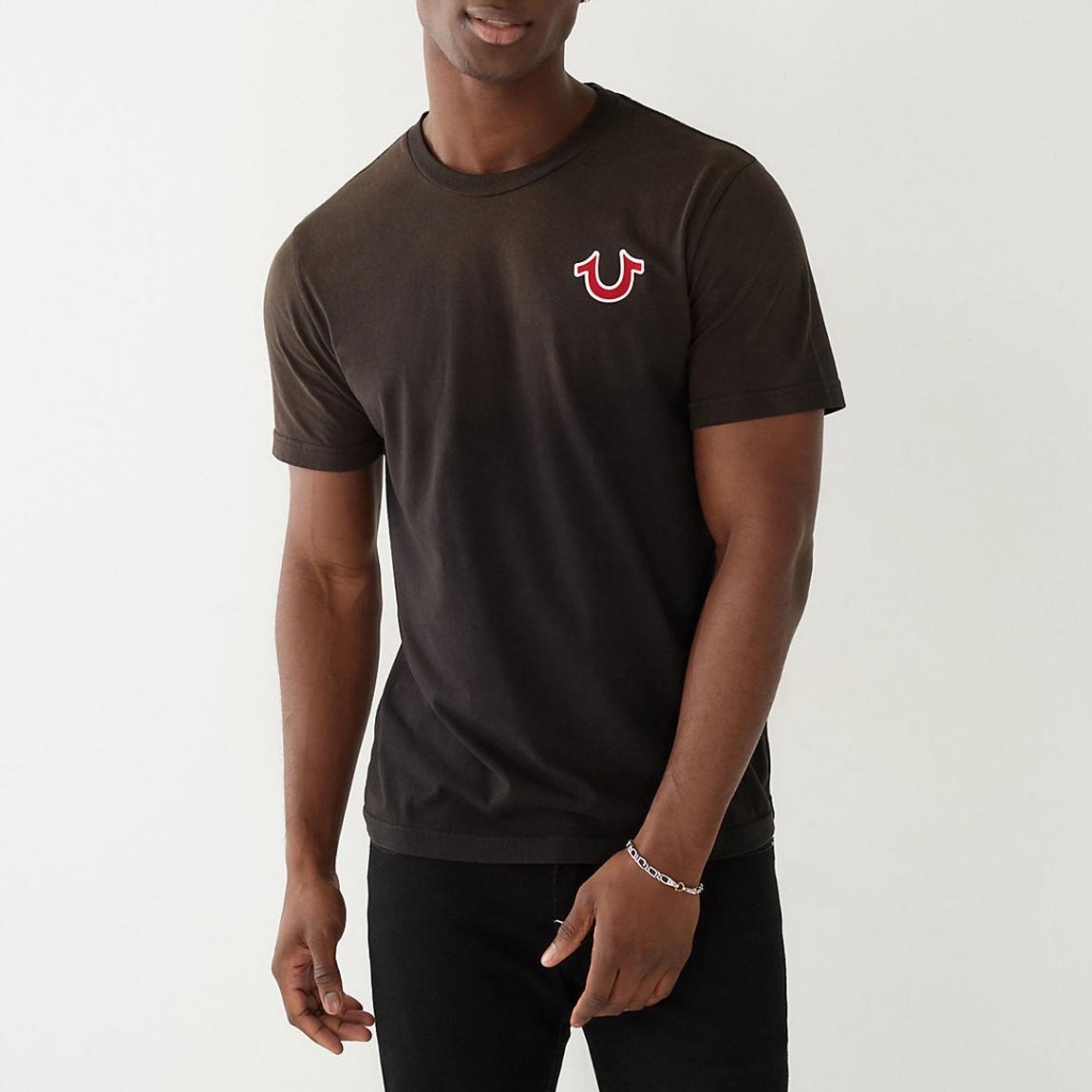 Brown Back Design Cotton T-Shirt main product photo