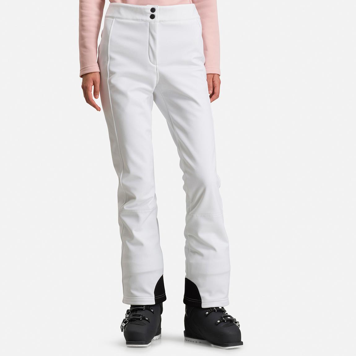 White Softshell Flat Ski Trousers main product photo