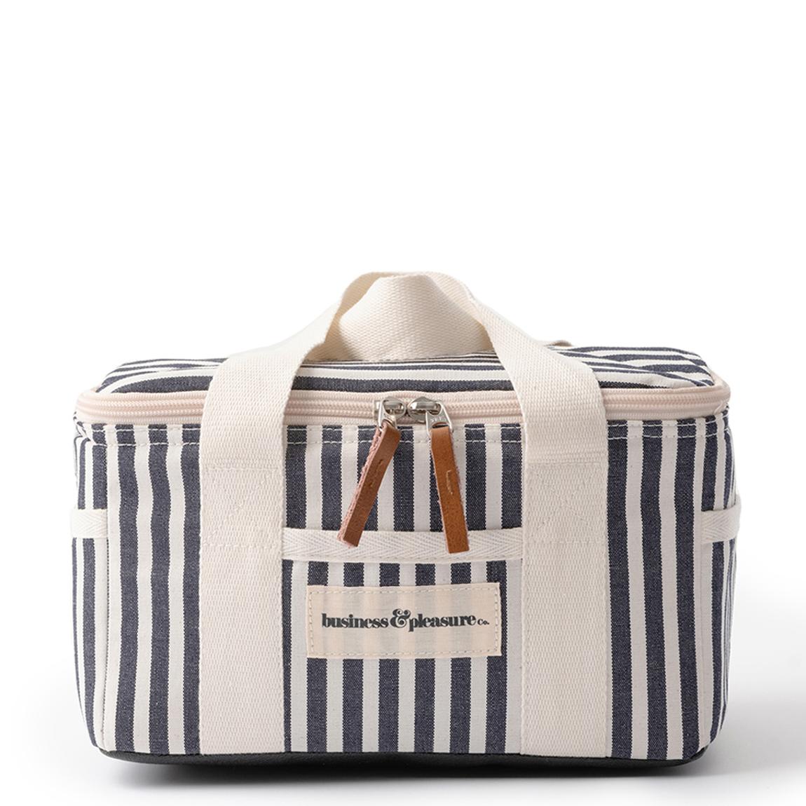 The Mini Cooler Bag, Laurens Navy Stripe main product photo