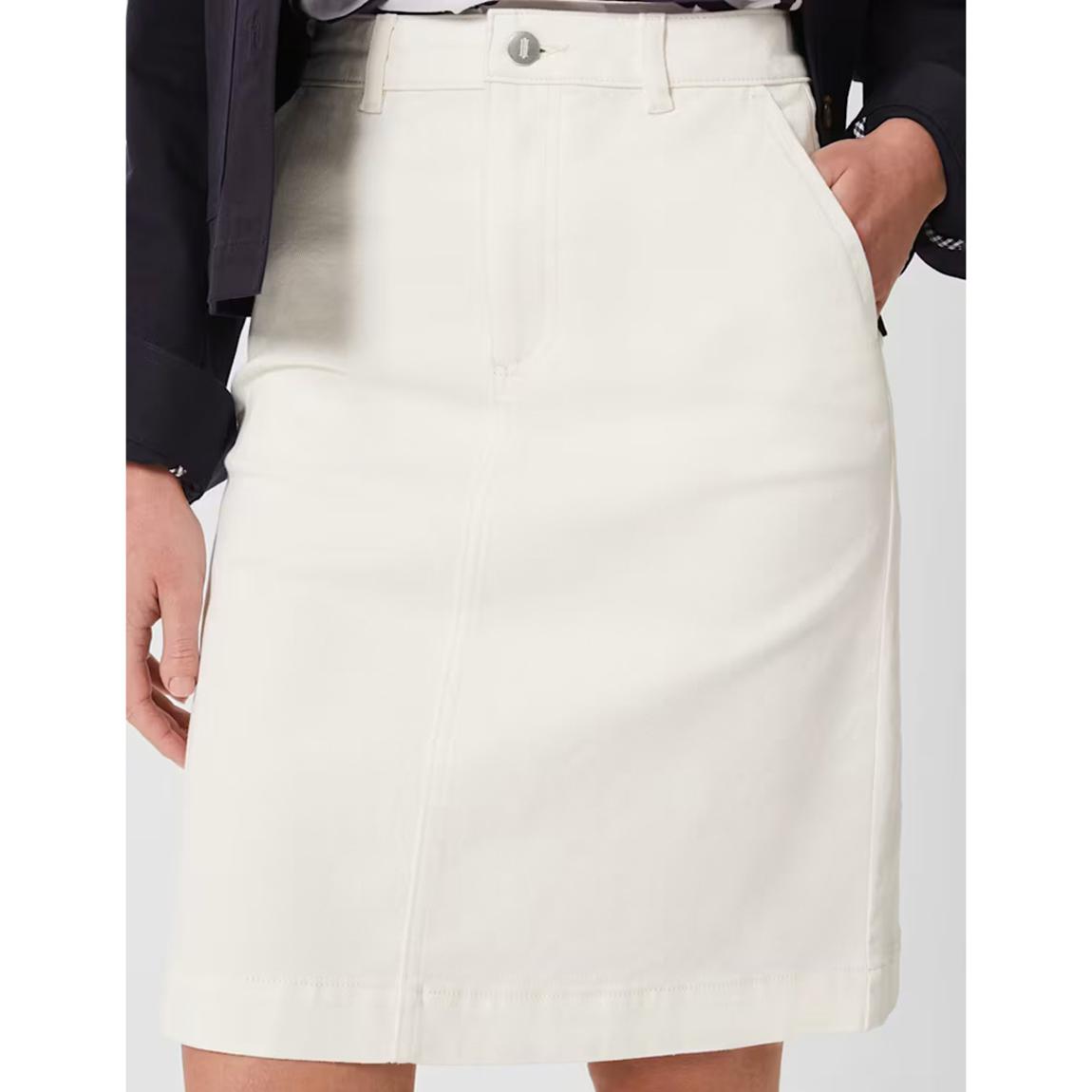 White Connie Cotton Skirt main product photo