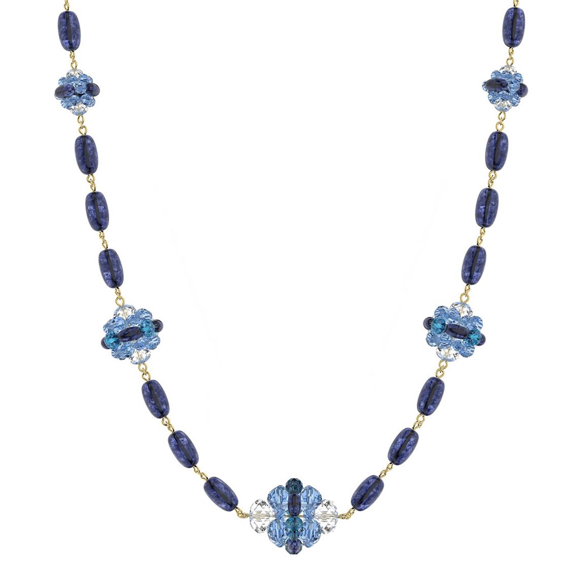 Blue Multi Somnia Strand Bubble Necklace main product photo