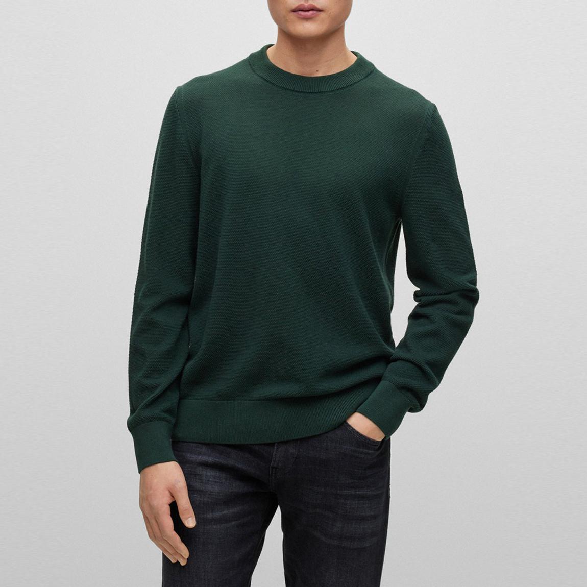 Green Ecaio Cotton Jumper main product photo
