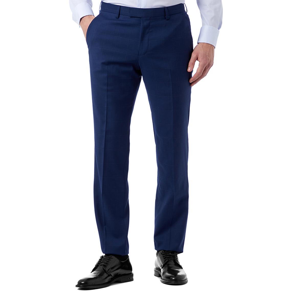Navy Lenon Wool Suit Trousers main product photo