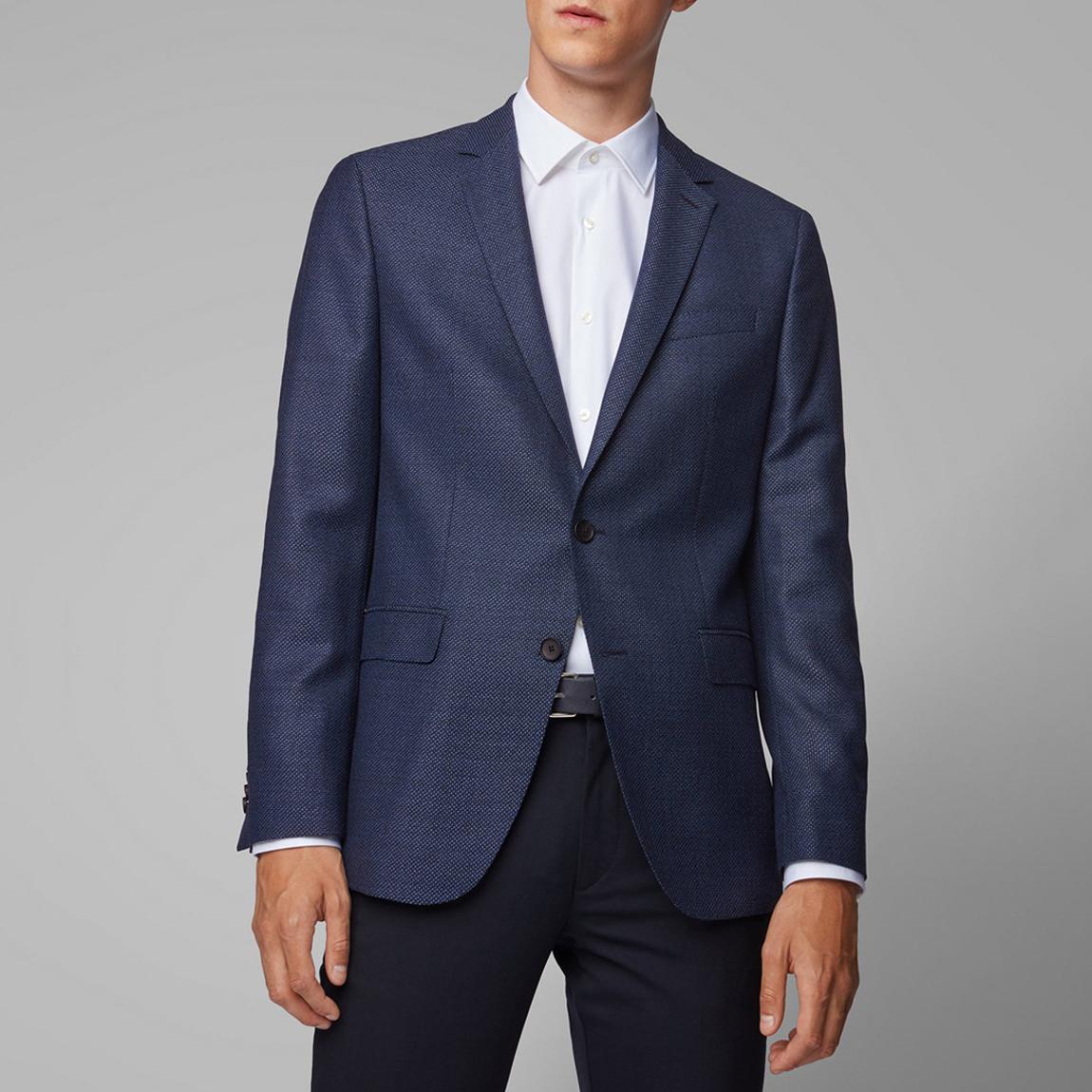 Dark Blue Nasley Wool Blazer main product photo