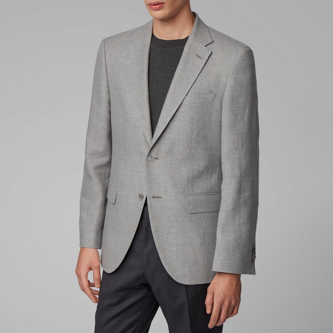 Grey Jestor Wool Blend Blazer main product photo
