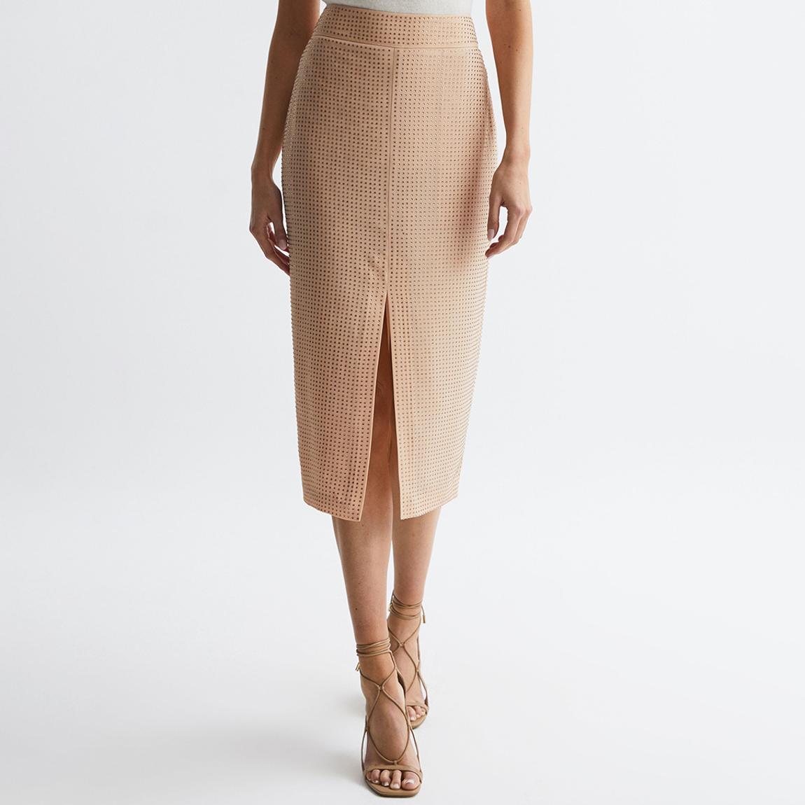 Nude Brooklyn Embellished Pencil Skirt main product photo