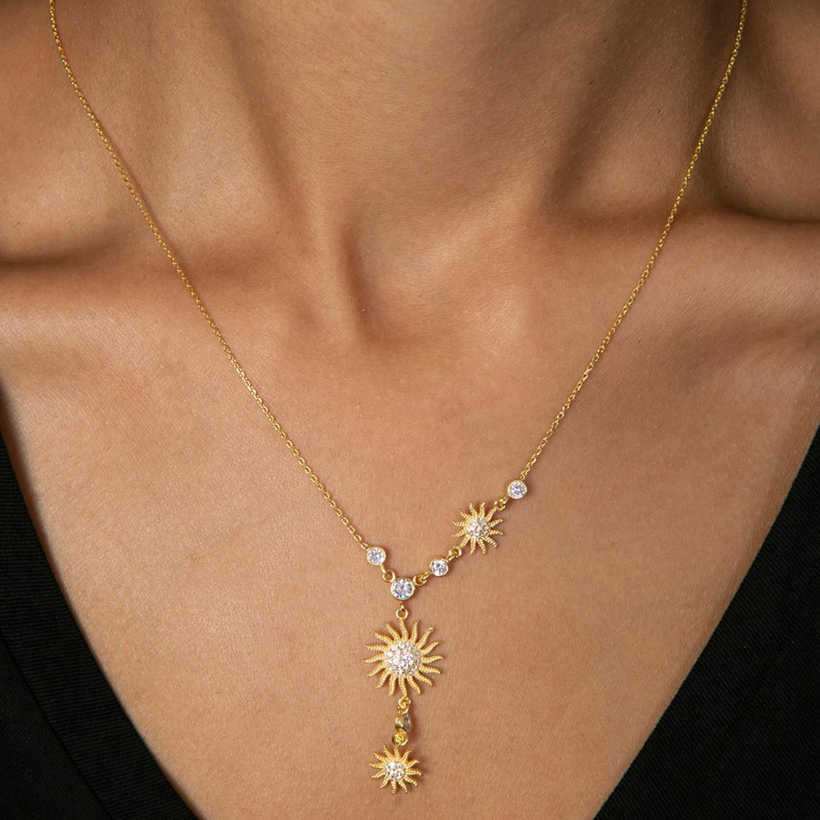 Golden Sun Necklace main product photo