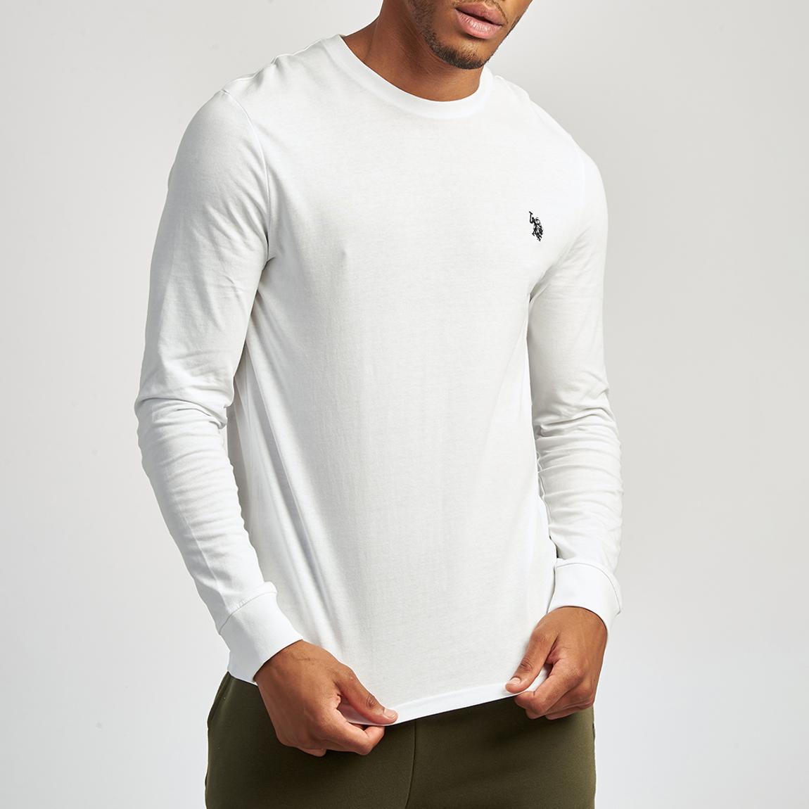 White Long Sleeve Cotton Top main product photo