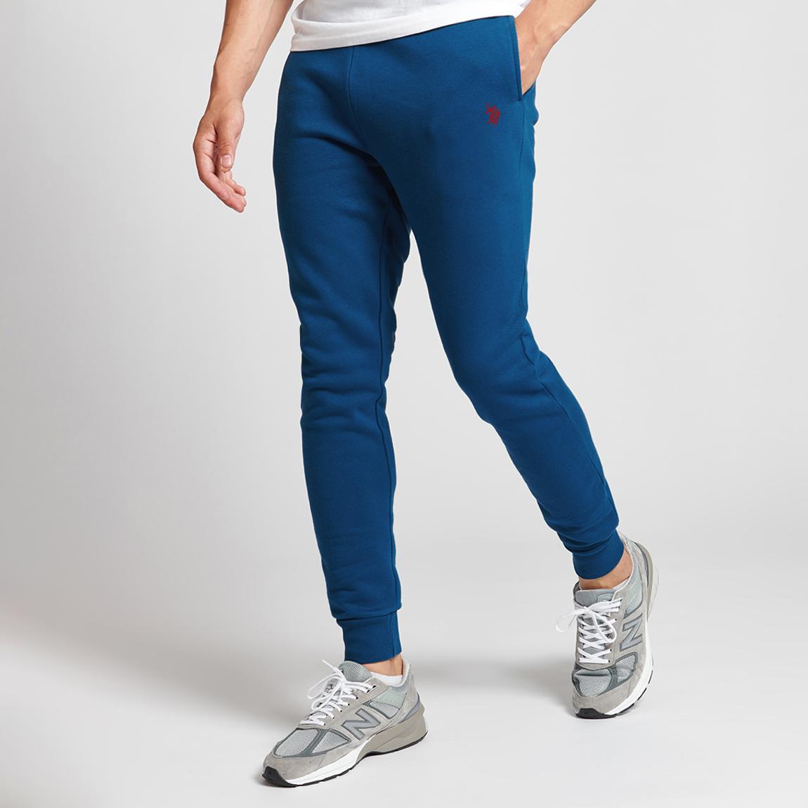 Blue Core Cotton Blend Joggers main product photo