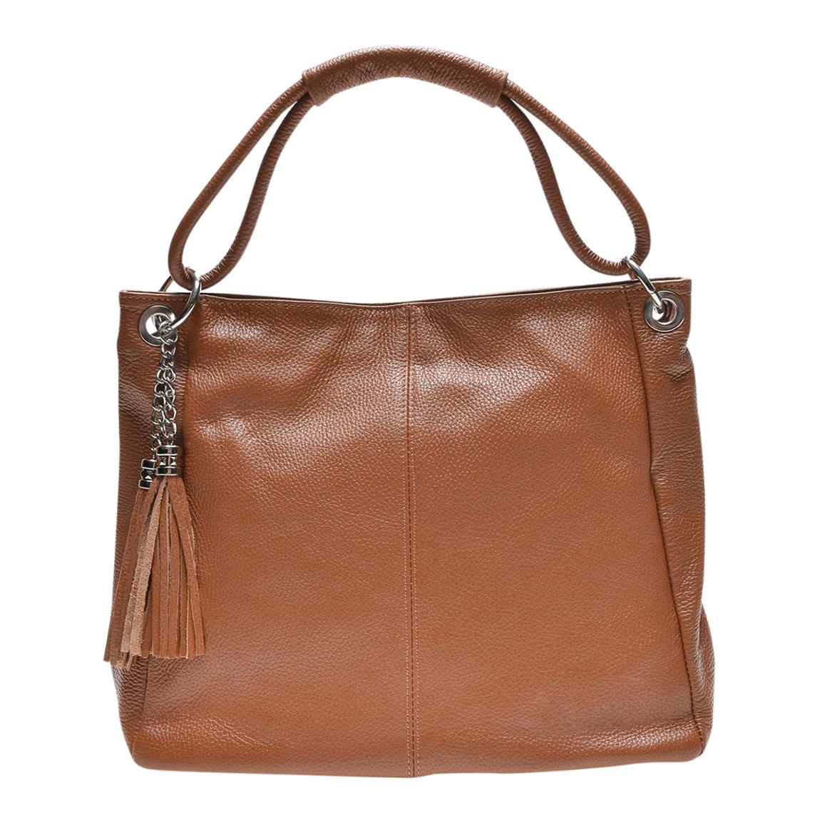 Brown Leather Top Handle Bag main product photo