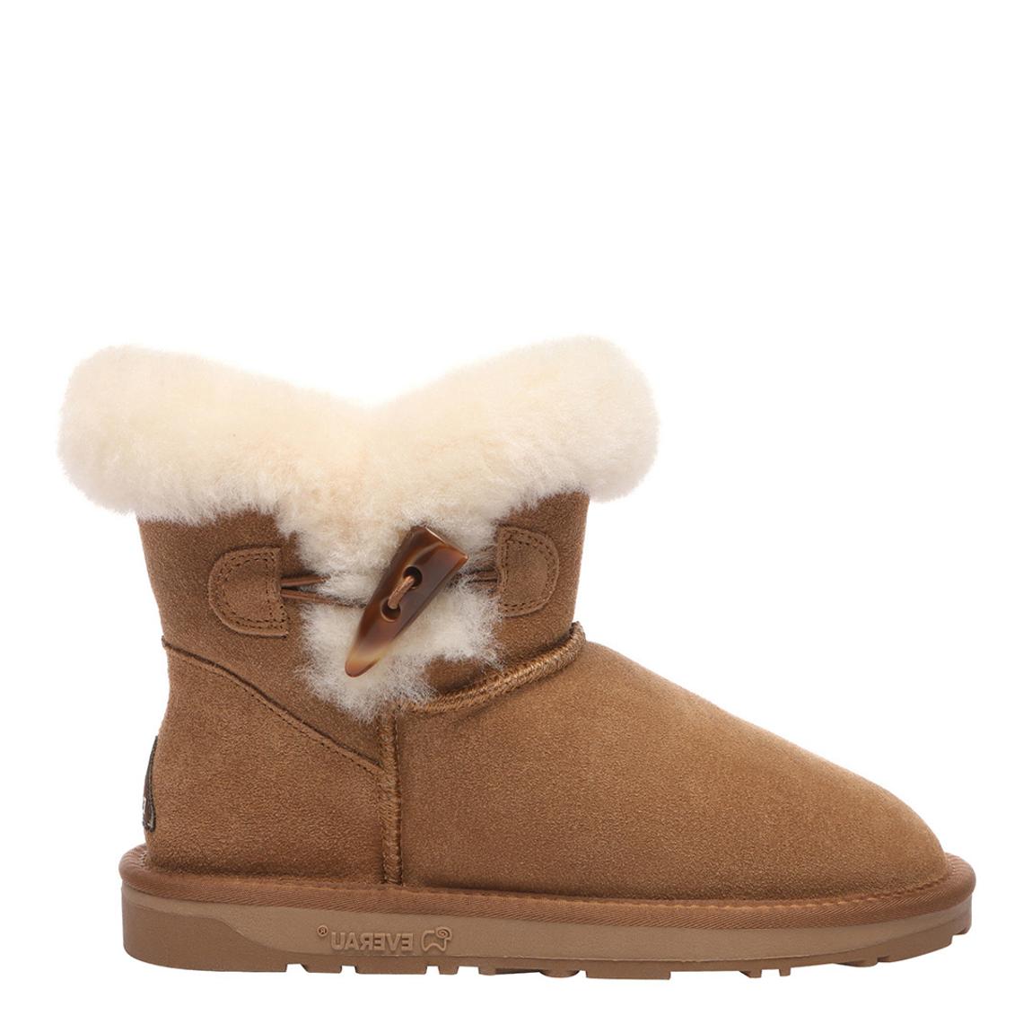 Women's Chestnut Robin Button Mini Boot main product photo
