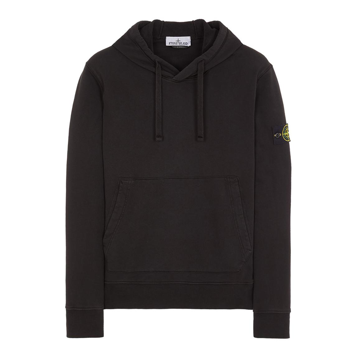 Black Hooded Fleece Sweatshirt main product photo